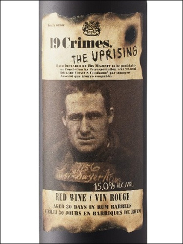 фото 19 Crimes The Uprising 19 Краймс Апрайзинг Австралия вино красное