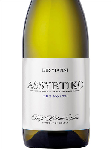 фото Kir-Yianni The North Assyrtiko Florina PGI Кир-Янни Зе Норт Асиртико Флорина Греция вино белое