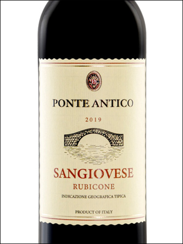 фото Ponte Antico Sangiovese Rubicone IGT Понте Антико Санджовезе Рубиконе Италия вино красное
