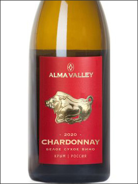 фото Alma Valley Chardonnay Альма Вэлли Шардоне Россия вино белое