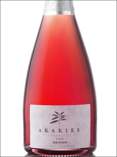 фото Kir-Yianni Akakies Sparkling Rose Amyndeon PDO Кир-Янни Акакиес игристое розе Аминдео Греция вино розовое