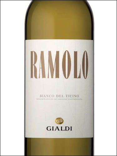 фото Gialdi Ramolo Bianco del Ticino DOC Джальди Памоло Бьянко дель Тичино Швейцария вино белое
