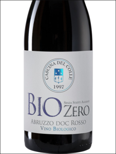 фото Cascina del Colle Bio Zero Abruzzo Rosso DOC Кашина дель Колле Био Зеро Абруццо Россо Италия вино красное