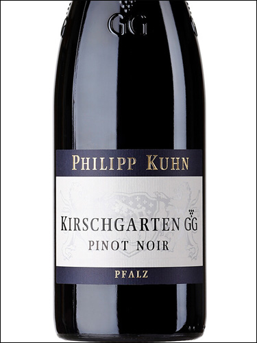 фото Philipp Kuhn Pinot Noir Kirschgarten GG Филипп Кун Пино Нуар Киршгартен ГГ Германия вино красное