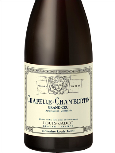 фото Louis Jadot Chapelle-Chambertin Grand Cru AOC Луи Жадо Шапель-Шамбертен Гран Крю Франция вино красное