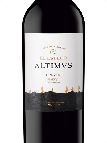 фото El Esteco Altimus Эль Эстеко Альтимус Аргентина вино красное