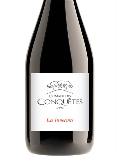 фото Domaine des Conquetes Les Innocents Rouge Herault IGP Домен де Конкет Ле Иносо Руж Эро Франция вино красное