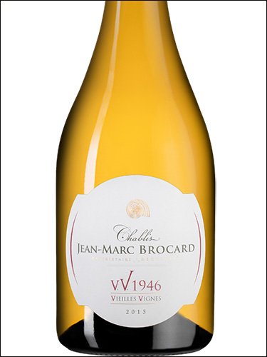 фото Jean-Marc Brocard Chablis Veilles Vignes 1946 AOC Жан-Марк Брокар Шабли Вьей Винь 1946 Франция вино белое