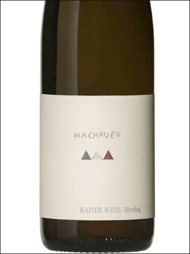 фото Rainer Wess Wachauer Riesling Райнер Весс Вахауер Рислинг Австрия вино белое
