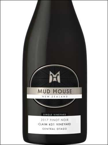 фото Mud House Pinot Noir Claim 431 Vineyard Central Otago Мад Хаус Пино Нуар Клэйм 431 Виньярд Центральное Отаго Новая Зеландия вино красное