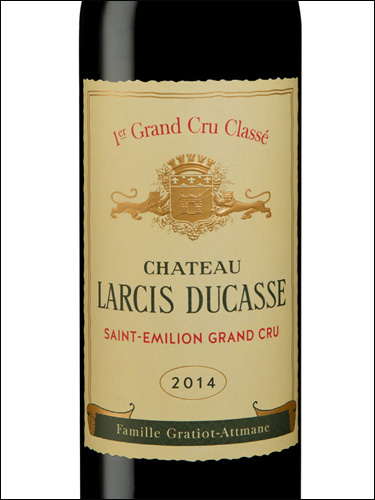 фото Chateau Larcis Ducasse Premier Grand Cru Classe "B" Saint-Emilion Grand Cru AOC Шато Ларки Дюкасс Сент-Эмильон Гран Крю Франция вино красное