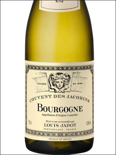 фото Louis Jadot Bourgogne Couvent des Jacobins Blanc AOC Луи Жадо Бургонь Куван де Жакобен Блан Франция вино белое