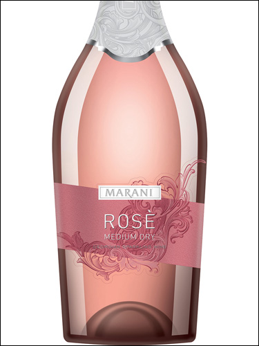 фото Marani Sparkling Rose Medium Dry Марани Игристое Розе полусухое Грузия вино розовое
