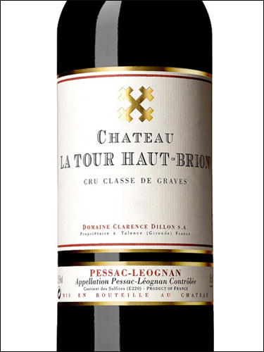 фото Chateau La Tour Haut-Brion Rouge Grand Cru Classe de Graves Pessac-Leognan AOC Шато Ля Тур О-Брион Руж Пессак-Леоньян Франция вино красное