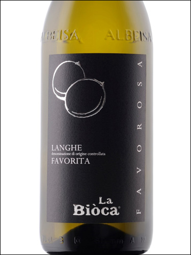 фото La Bioca Favorosa Langhe Favorita DOC Ла Биока Фавороза Ланге Фаворита Италия вино белое