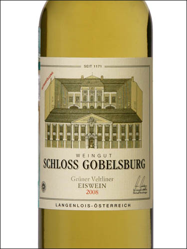 фото Schloss Gobelsburg Gruner Veltliner Eiswein Kamptal DAC Шлосс Гобельсбург Грюнер Вельтлинер Айсвайн Кампталь Австрия вино белое