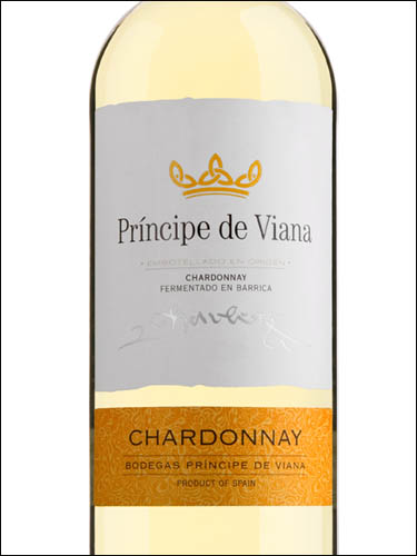 фото вино Principe de Viana Chardonnay Fermentado en Barrica Navarra DO 