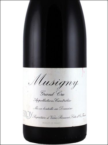 фото Domaine Leroy Musigny Grand Cru AOC Домен Леруа Мюзиньи Гран Крю Франция вино красное