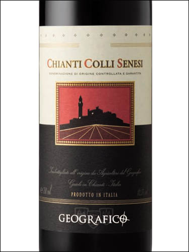 фото Geografico Chianti Colli Senesi DOCG Джеографико Кьянти Колли Сенези Италия вино красное