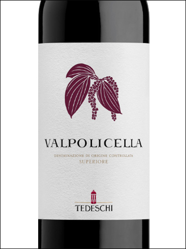 фото Tedeschi Valpolicella Superiore DOC Тедески Вальполичелла Супериоре Италия вино красное