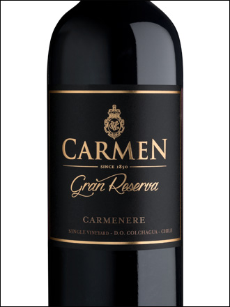 фото Carmen Gran Reserva Carmenere Кармен Гран Резерва Карменер Чили вино красное