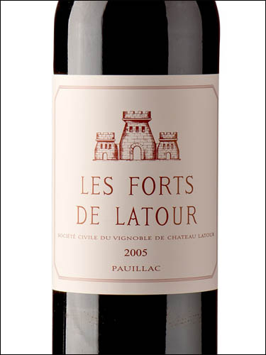 фото Les Forts de Latour Pauillac AOC Ле Фор де Латур Пойяк Франция вино красное