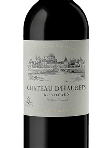 фото Chateau d'Haurets Bordeaux Rouge AOC Шато д'Орэ Бордо Руж Франция вино красное