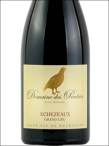 фото Domaine des Perdrix Echezeaux Grand Cru AOC Домен де Пердри Эшезо Гран Крю Франция вино красное