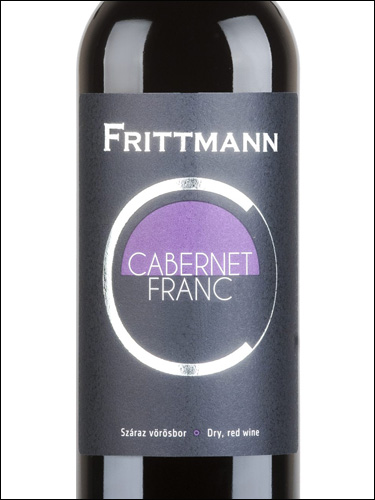 фото Frittmann Cabernet Franс Szaraz Фритманн Каберне Фран Сараз Венгрия вино красное