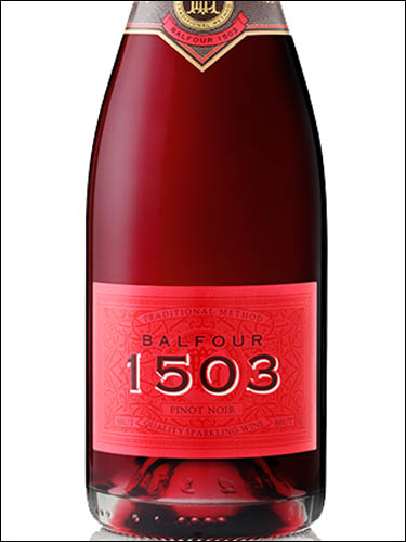 фото Balfour 1503 Sparkling Pinot Noir Бэлтур 1503 Спарклинг Пино Нуар Великобритания вино розовое