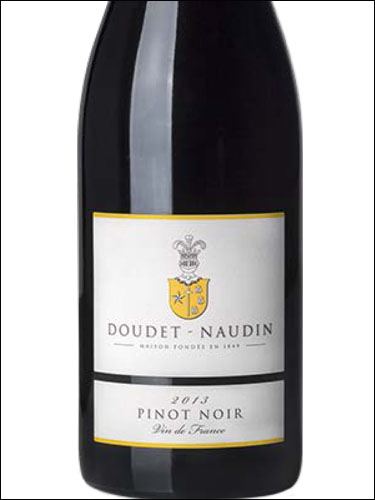 фото Doudet Naudin Pinot Noir Vin de France Дуде Ноден Пино Нуар Франция вино красное