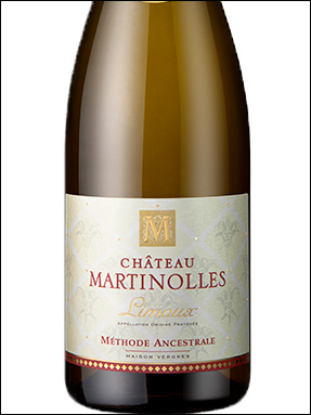 фото Chateau Martinolles Limoux Methode Ancestrale AOP Шато Мартиноль Лиму Метод Ансестраль Франция вино белое