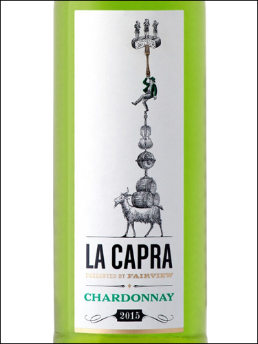 фото La Capra Chardonnay Paarl WO Ла Капра Шардоне Паарл ЮАР вино белое