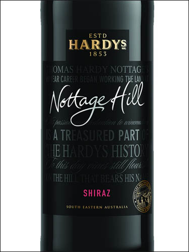 фото Hardys Nottage Hill Shiraz Хардис Ноттидж Хилл Шираз Австралия вино красное