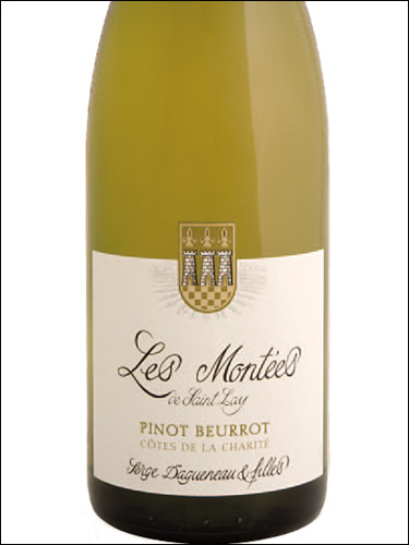 фото Les Montees de Saint Lay Pinot Beurrot Cotes de La Charite IGP Ле Монти де Сен Ле Пино Беро Кот де ла Шарите Франция вино белое