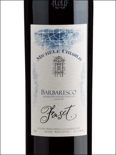 фото Michele Chiarlo Barbaresco Faset DOCG Микеле Кьярло Барбареско Фазет Италия вино красное