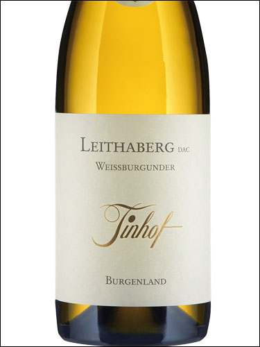 фото Tinhof Weissburgunder Leithaberg DAC Тинхоф Вайсбургундер Лайтаберг Австрия вино белое