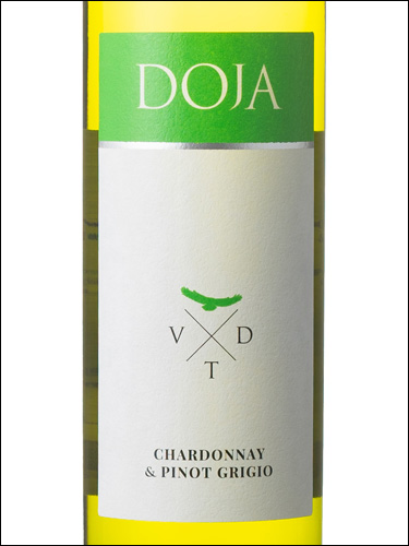 фото Doja Chardonnay - Pinot Grigio Доя Шардоне - Пино Гриджио Сербия вино белое