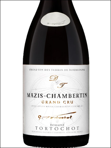 фото Domaine Tortochot Mazis-Chambertin Grand Cru AOC Домен Тортошо Мази-Шамбертен Гран Крю Франция вино красное