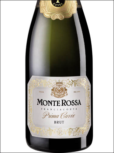 фото Monte Rossa Prima Cuvee Brut Franciacorta DOCG Монте Росса Прима Кюве Брют Франчакорта ДОКГ Италия вино белое
