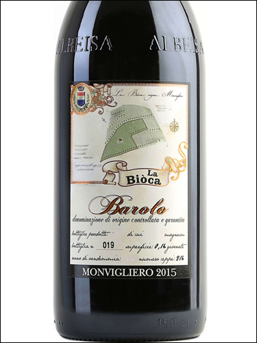 фото La Bioca Barolo Monvigliero DOCG Ла Биока Бароло Монвильеро Италия вино красное