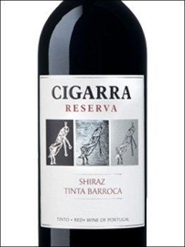 фото Cigarra Reserva Syrah-Tinta Barroca Vinho Regional Lisboa Сигарра Резерва Сира-Тинта Баррока ВР Лиссабон Португалия вино красное