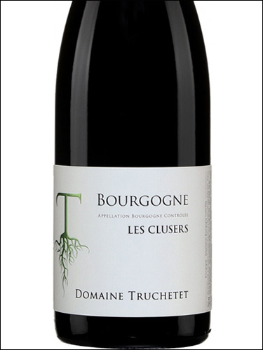 фото Domaine Truchetet Les Clusers Bourgogne Rouge AOC Домен Трюште Ле Клюзе Бургонь Руж Франция вино красное