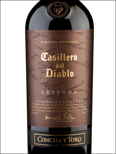 фото Casillero del Diablo Leyenda Cabernet Sauvignon Казильеро дель Дьябло Легенда Каберне Совиньон Чили вино красное