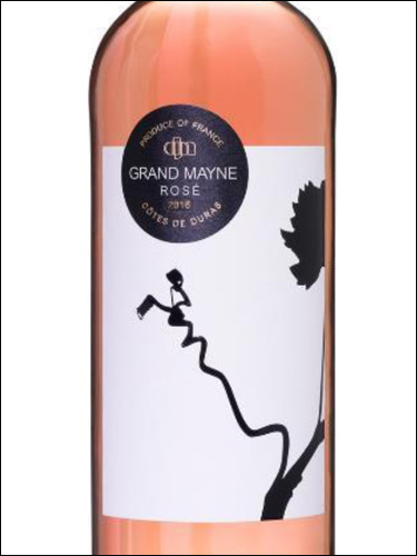 фото Grand Mayne Rose Cotes de Duras AOC Гран Мен Розе Кот де Дюра Франция вино розовое