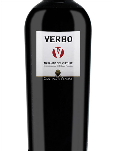 фото Cantina di Venosa Verbo Aglianico del Vulture DOP Кантина ди Веноза Вербо Альянико дель Вультуре Италия вино красное
