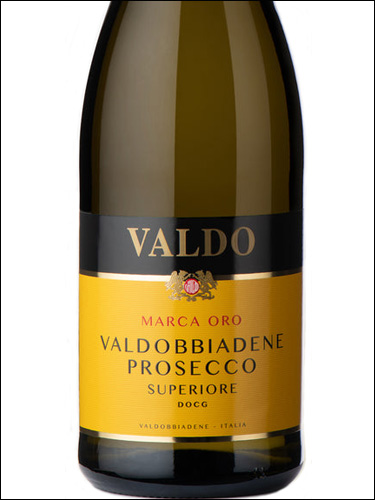 фото Valdo Marca Oro Valdobbiadene Prosecco Superiore Extra Dry DOCG Вальдо Марка Оро Вальдоббьядене Просекко Супериоре Экстра Драй Италия вино белое