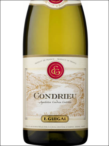фото E.Guigal Condrieu AOC Э. Гигаль Кондрие Франция вино белое