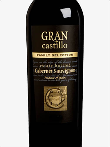 фото Gran Castillo Family Selection Cabernet Sauvignon Valencia DO Гран Кастильо Фамили Селекшн Каберне Совиньон Валенсия ДО Испания вино красное