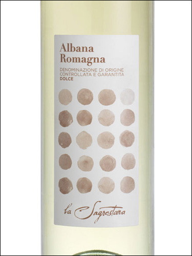 фото La Sagrestana Albana Romagna DOCG Dolce Ла Сагрестана Альбана Романья Дольче Италия вино белое
